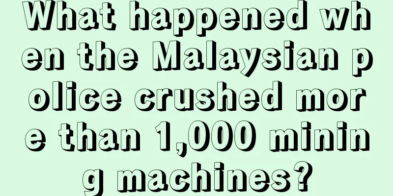 What happened when the Malaysian police crushed more than 1,000 mining machines?