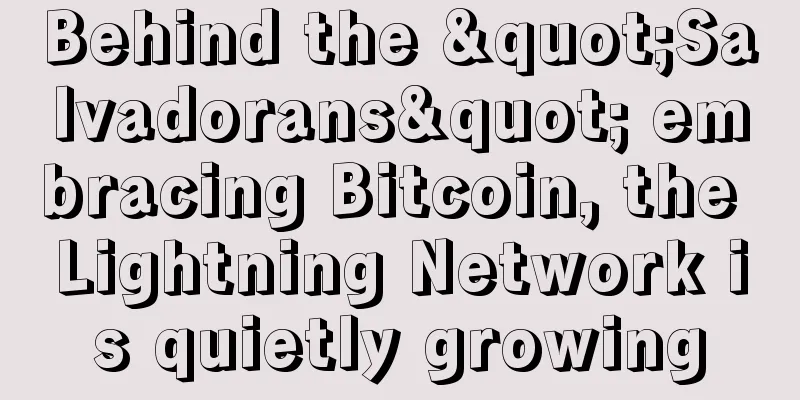 Behind the "Salvadorans" embracing Bitcoin, the Lightning Network is quietly growing