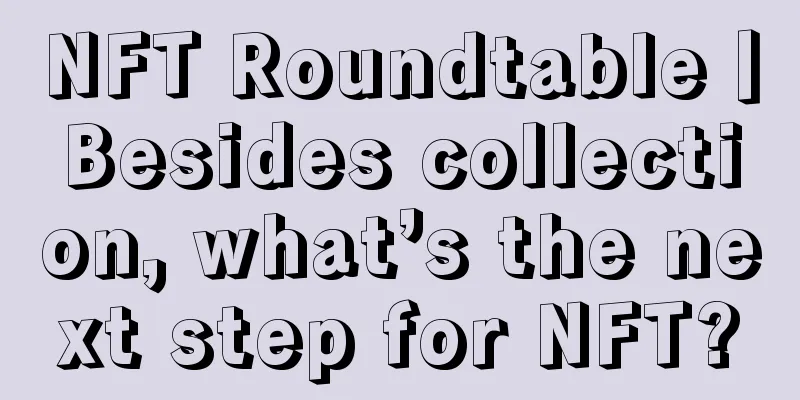 NFT Roundtable丨Besides collection, what’s the next step for NFT?
