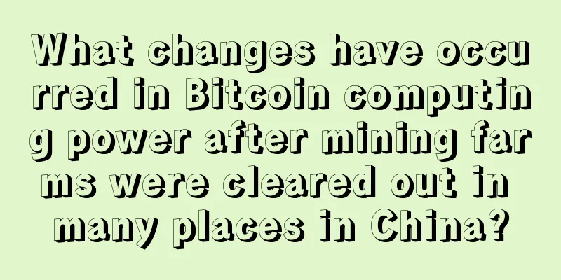 What changes have occurred in Bitcoin computing power after mining farms were cleared out in many places in China?