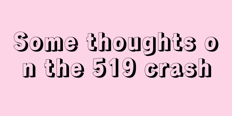 Some thoughts on the 519 crash