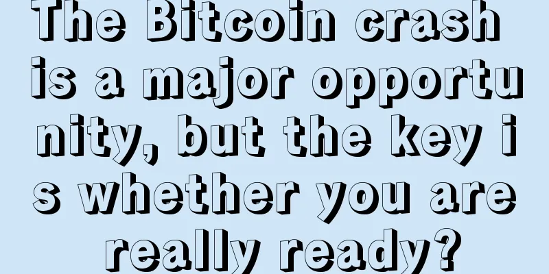 The Bitcoin crash is a major opportunity, but the key is whether you are really ready?