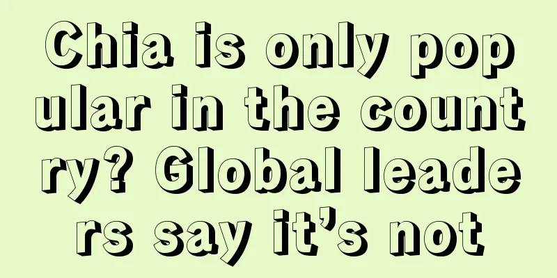 Chia is only popular in the country? Global leaders say it’s not