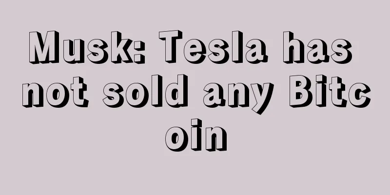 Musk: Tesla has not sold any Bitcoin