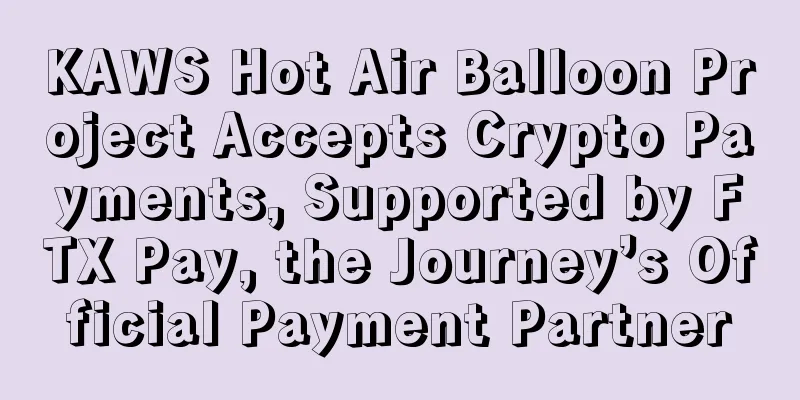 KAWS Hot Air Balloon Project Accepts Crypto Payments, Supported by FTX Pay, the Journey’s Official Payment Partner