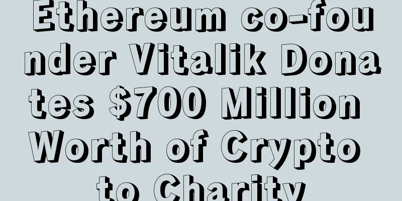 Ethereum co-founder Vitalik Donates $700 Million Worth of Crypto to Charity