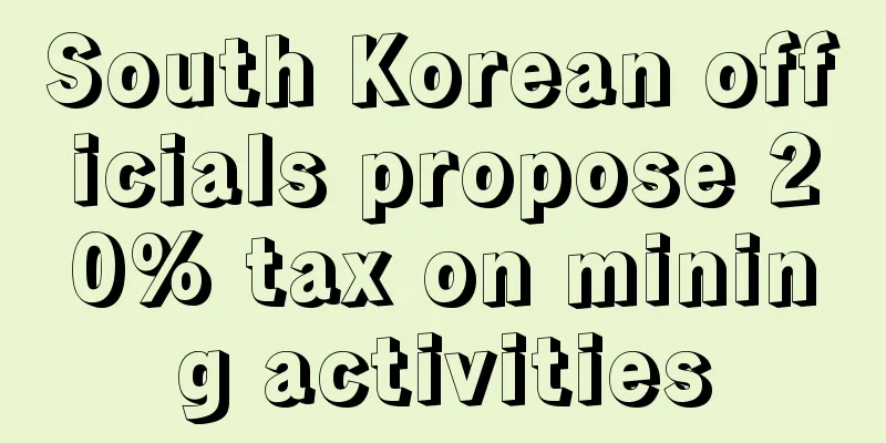 South Korean officials propose 20% tax on mining activities