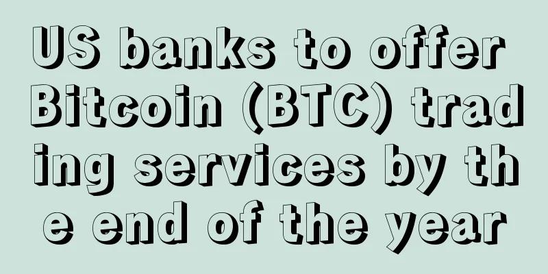 US banks to offer Bitcoin (BTC) trading services by the end of the year