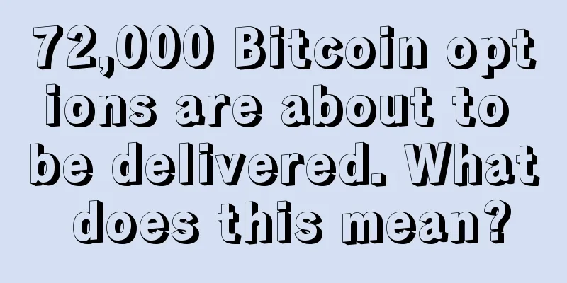 72,000 Bitcoin options are about to be delivered. What does this mean?
