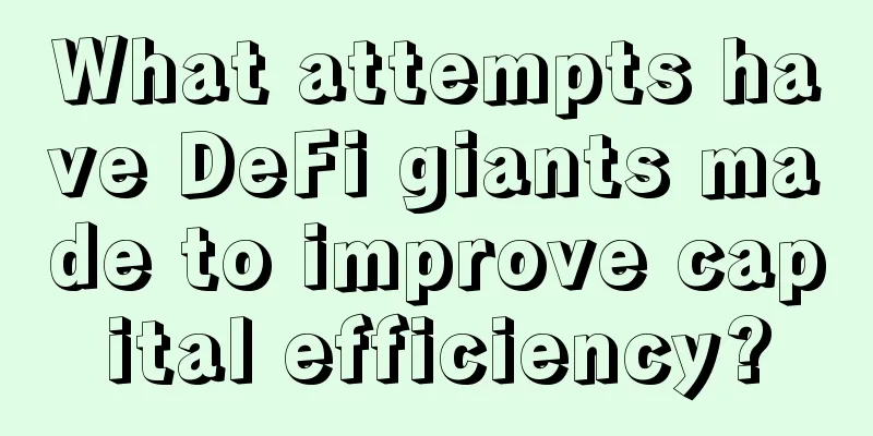 What attempts have DeFi giants made to improve capital efficiency?