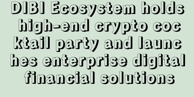 DIBI Ecosystem holds high-end crypto cocktail party and launches enterprise digital financial solutions