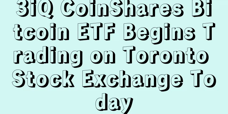 3iQ CoinShares Bitcoin ETF Begins Trading on Toronto Stock Exchange Today