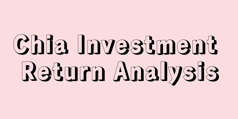 Chia Investment Return Analysis