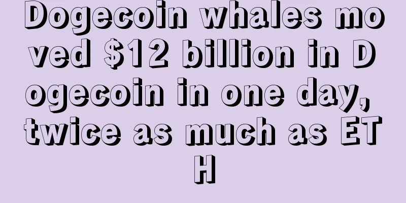 Dogecoin whales moved $12 billion in Dogecoin in one day, twice as much as ETH