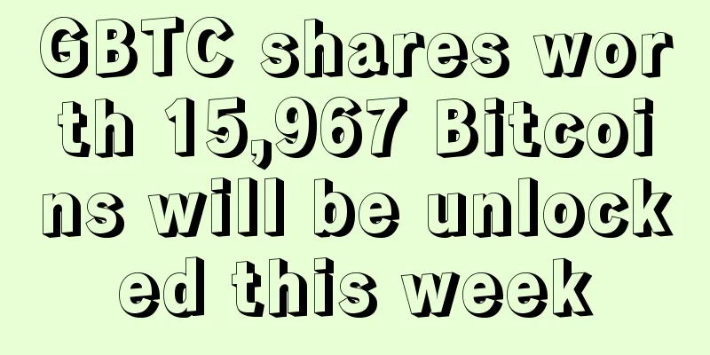 GBTC shares worth 15,967 Bitcoins will be unlocked this week