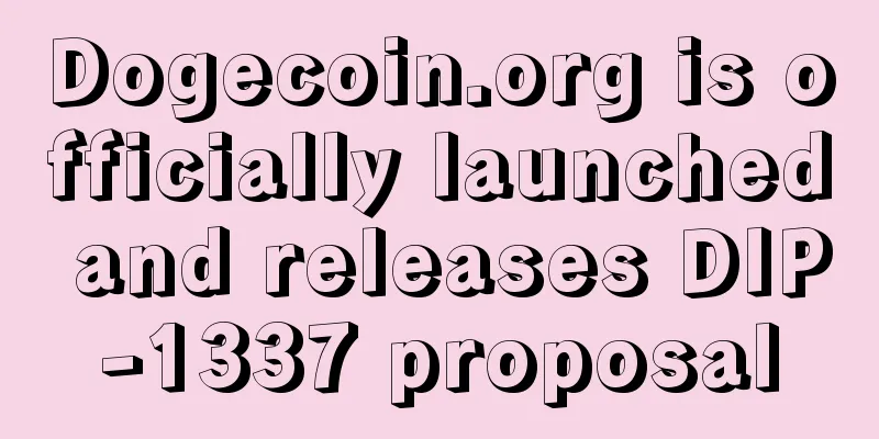 Dogecoin.org is officially launched and releases DIP-1337 proposal
