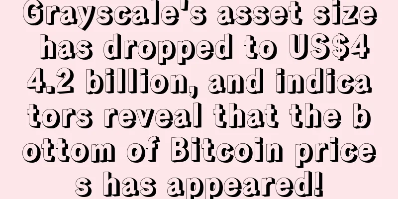 Grayscale's asset size has dropped to US$44.2 billion, and indicators reveal that the bottom of Bitcoin prices has appeared!