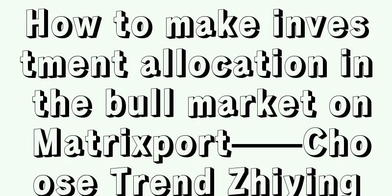 How to make investment allocation in the bull market on Matrixport——Choose Trend Zhiying