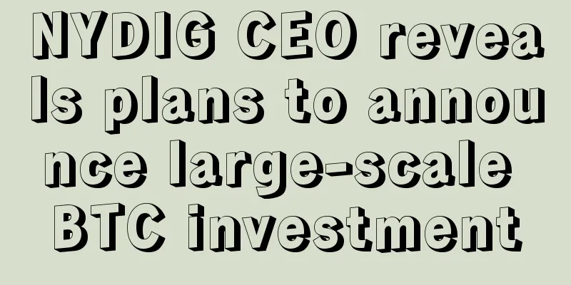 NYDIG CEO reveals plans to announce large-scale BTC investment