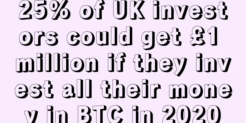 25% of UK investors could get £1 million if they invest all their money in BTC in 2020