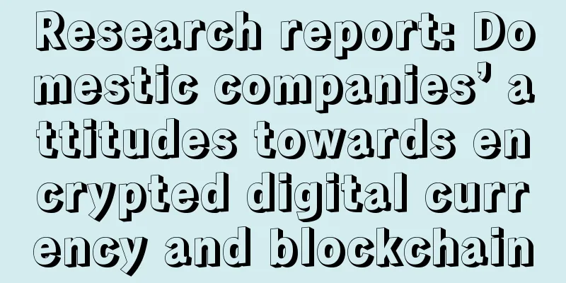 Research report: Domestic companies’ attitudes towards encrypted digital currency and blockchain