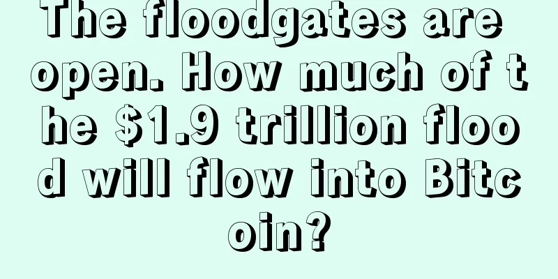 The floodgates are open. How much of the $1.9 trillion flood will flow into Bitcoin?