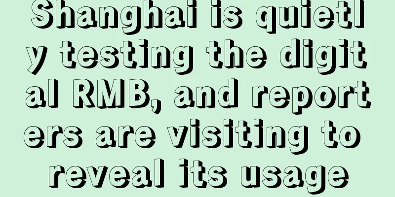 Shanghai is quietly testing the digital RMB, and reporters are visiting to reveal its usage