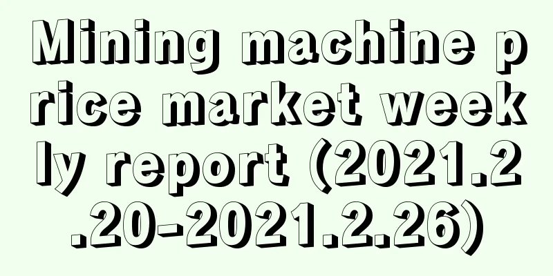 Mining machine price market weekly report (2021.2.20-2021.2.26)