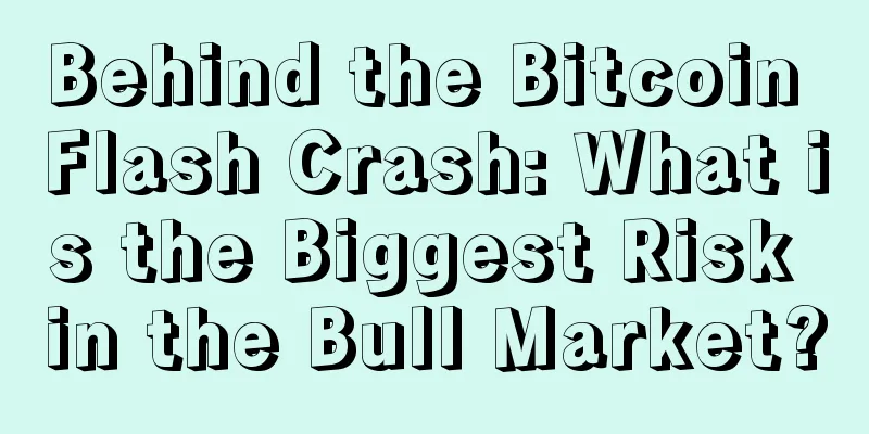 Behind the Bitcoin Flash Crash: What is the Biggest Risk in the Bull Market?