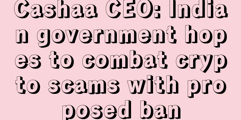 Cashaa CEO: Indian government hopes to combat crypto scams with proposed ban