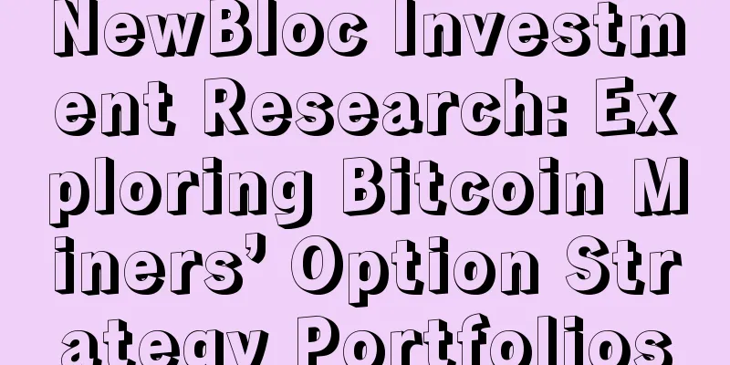 NewBloc Investment Research: Exploring Bitcoin Miners’ Option Strategy Portfolios