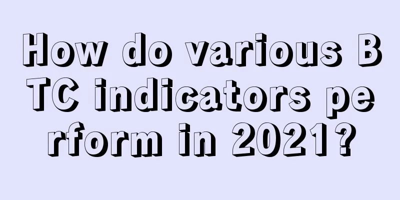 How do various BTC indicators perform in 2021?