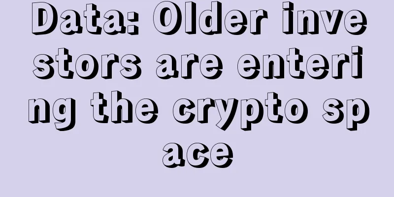 Data: Older investors are entering the crypto space