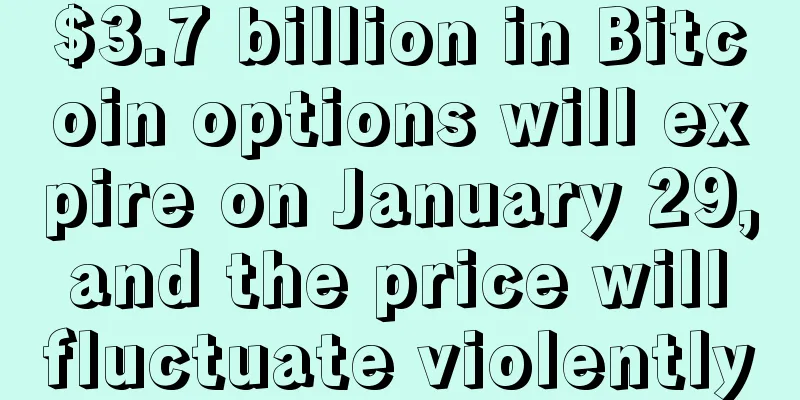 $3.7 billion in Bitcoin options will expire on January 29, and the price will fluctuate violently