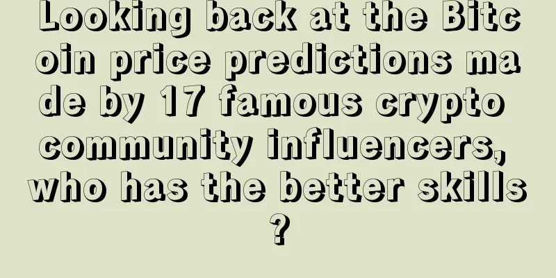 Looking back at the Bitcoin price predictions made by 17 famous crypto community influencers, who has the better skills?