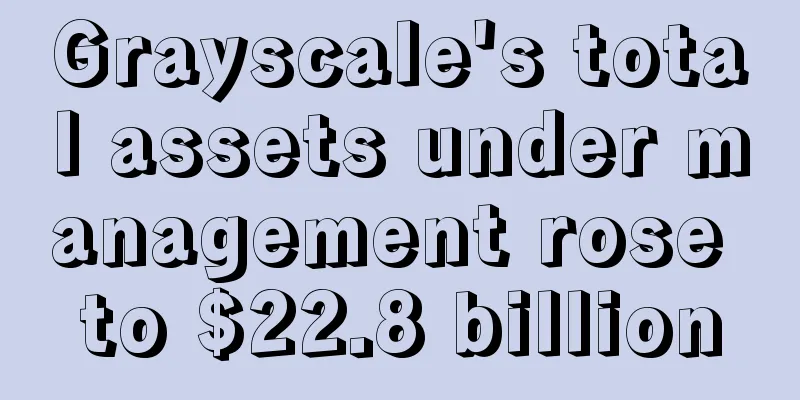 Grayscale's total assets under management rose to $22.8 billion