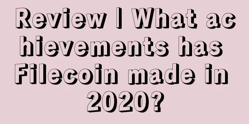 Review | What achievements has Filecoin made in 2020?