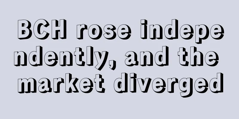 BCH rose independently, and the market diverged