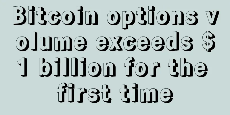 Bitcoin options volume exceeds $1 billion for the first time