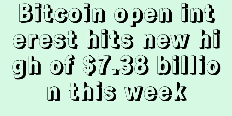 Bitcoin open interest hits new high of $7.38 billion this week