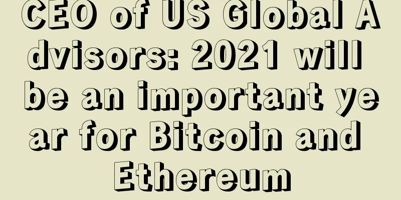 CEO of US Global Advisors: 2021 will be an important year for Bitcoin and Ethereum