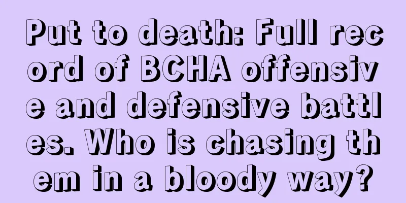 Put to death: Full record of BCHA offensive and defensive battles. Who is chasing them in a bloody way?