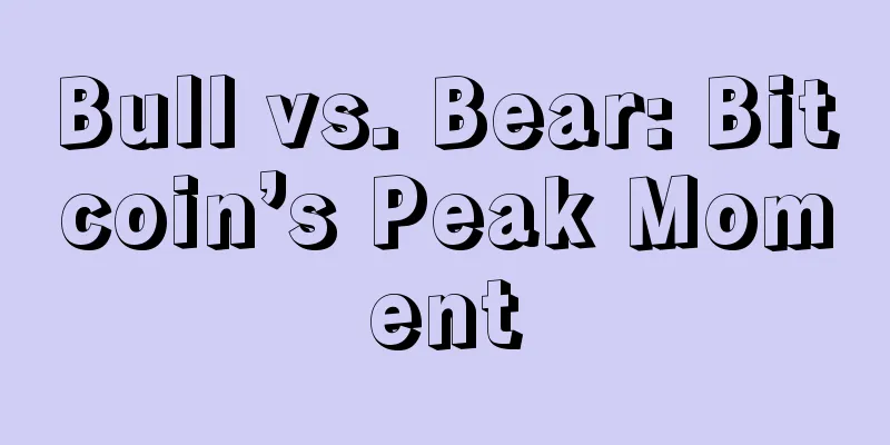 Bull vs. Bear: Bitcoin’s Peak Moment