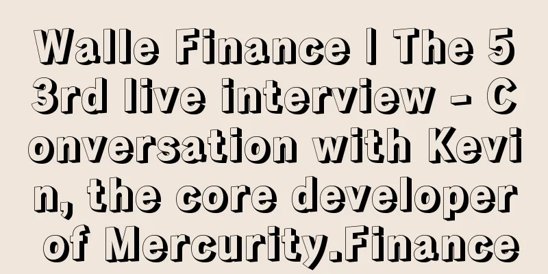 Walle Finance | The 53rd live interview - Conversation with Kevin, the core developer of Mercurity.Finance