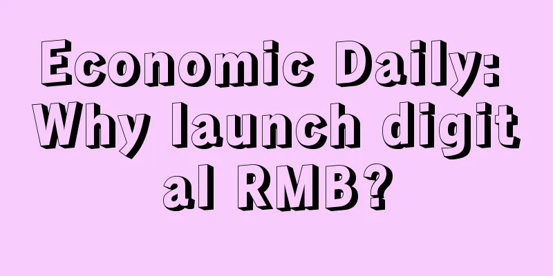 Economic Daily: Why launch digital RMB?