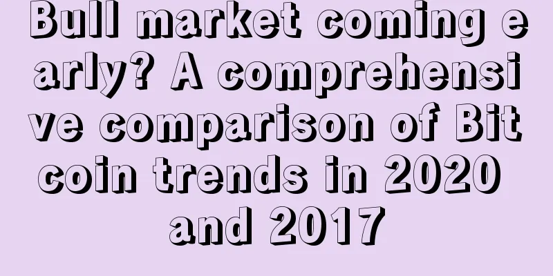 Bull market coming early? A comprehensive comparison of Bitcoin trends in 2020 and 2017
