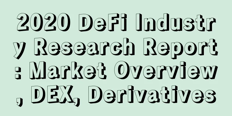 2020 DeFi Industry Research Report: Market Overview, DEX, Derivatives