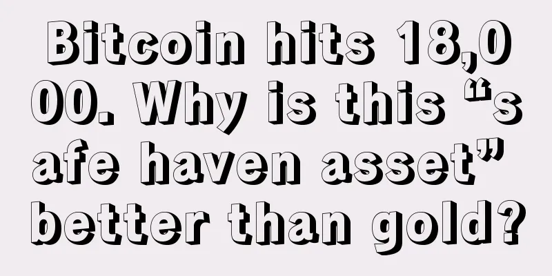 Bitcoin hits 18,000. Why is this “safe haven asset” better than gold?