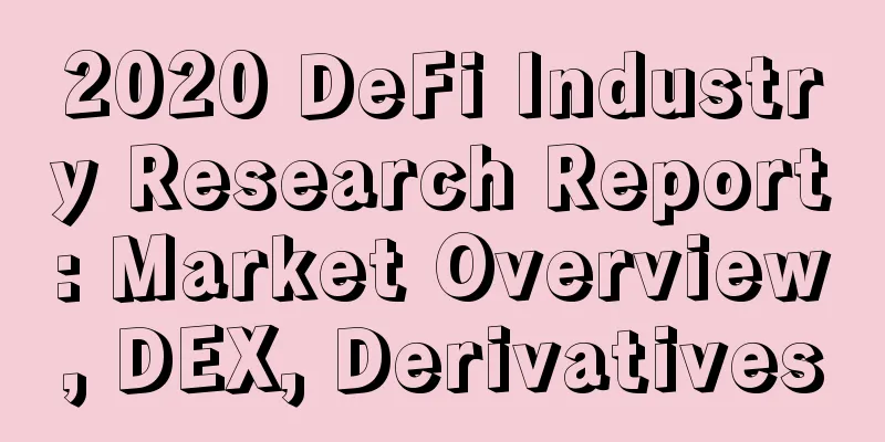 2020 DeFi Industry Research Report: Market Overview, DEX, Derivatives