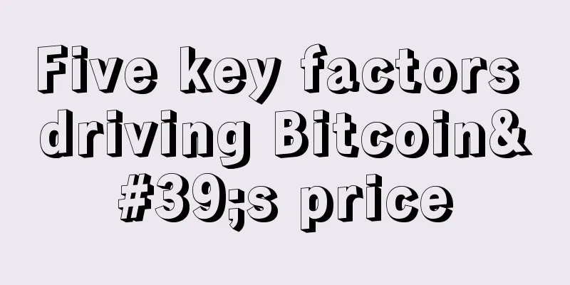 Five key factors driving Bitcoin's price